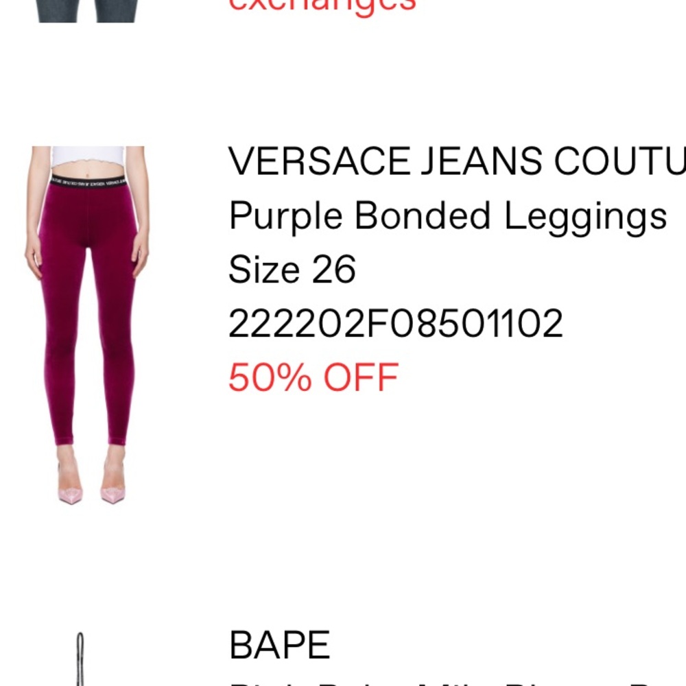 Versace Jeans Couture White Bedazzled T-Shirt